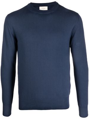 Altea crew-neck knitted jumper - Blue