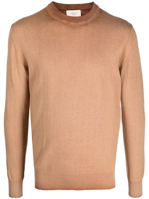 Altea crew-neck knitted jumper - Brown