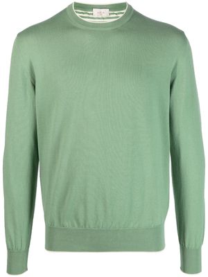 Altea fine-knit cotton sweatshirt - Green