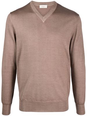 Altea fine-knit virgin wool jumper - Brown