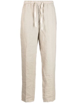 Altea linen straight leg trousers - Neutrals