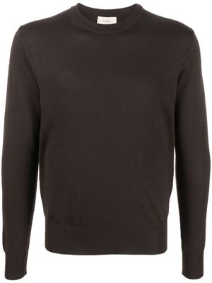 Altea long-sleeved fine-knit jumper - Brown