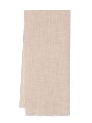 Altea mélange-effect virgin wool scarf - Neutrals