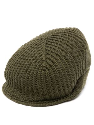 Altea ribbed-knit wool beret - Green