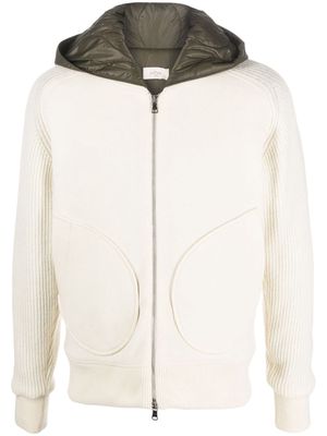 Altea zip-up padded hooded jacket - Neutrals