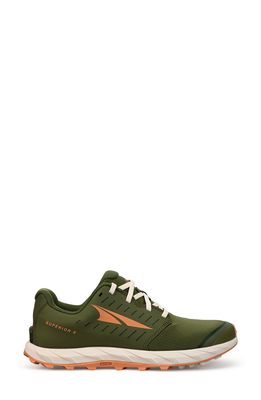Altra Superior 5 Trail Running Shoe in Dusty Olive