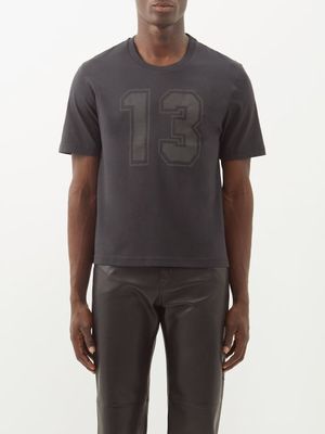 Altu - 13-print Cotton-jersey T-shirt - Mens - Black