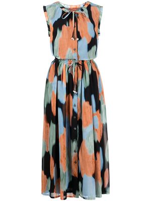 Altuzarra Aether tie-dye midi dress - Multicolour