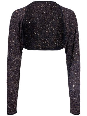 Altuzarra Alimia sparkle-knit cardigan - Black
