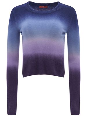 Altuzarra Camarina gradient-effect cashmere jumper - Blue