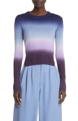 Altuzarra Camarina Stripe Cashmere Sweater in 286075 Starling Dip Dye