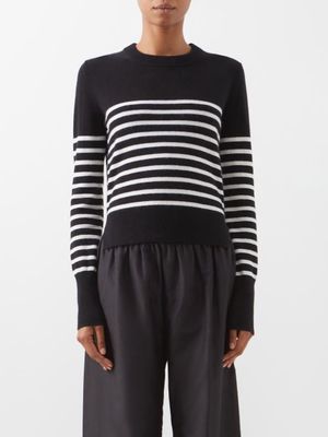 Altuzarra - Camarina Striped Cashmere Sweater - Womens - Black Stripe