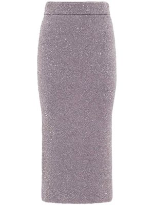 Altuzarra Carlson sequin-embellished skirt - Neutrals