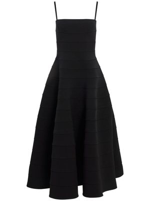 Altuzarra Connie A-line panelled dress - Black