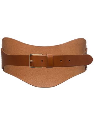 Altuzarra Corset leather belt - Brown