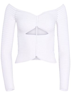 Altuzarra cut-out detail top - White
