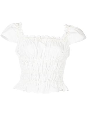 ALTUZARRA Darcey ruffle-trimmed blouse - White