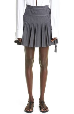 Altuzarra Haki Pleated Skirt in 000026 Cinder Melange