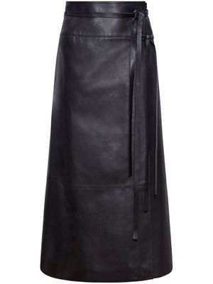 Altuzarra high-waist leather skirt - Black