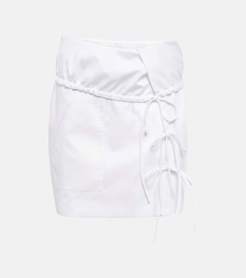 Altuzarra Ian wrap cotton-blend miniskirt