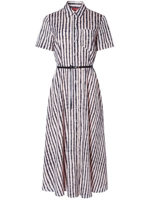Altuzarra Kiera striped midi dress - Neutrals