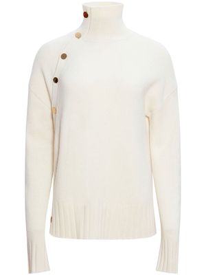 Altuzarra Kit asymmetric buttoned sweater - White
