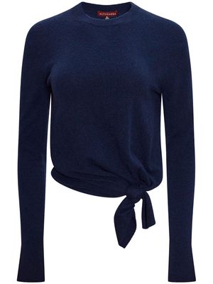 Altuzarra knot-detail cashmere jumper - Blue