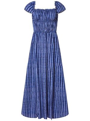 Altuzarra Lily striped midi dress - Blue