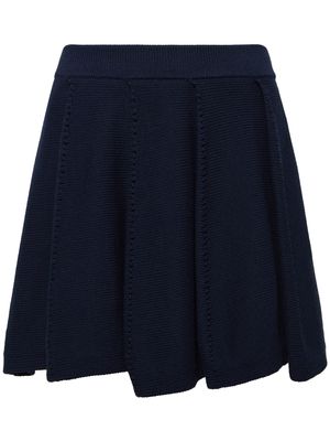 Altuzarra Mapp high-waisted knitted skirt - Blue