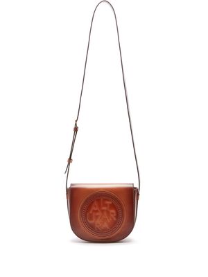 Altuzarra Medallion leather crossbody bag - Brown