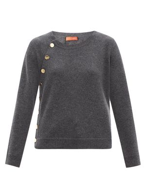 Altuzarra - Minamoto Buttoned Cashmere Sweater - Womens - Grey