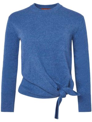 Altuzarra Nalini tied-waist cashmere jumper - Blue