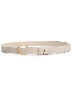 Altuzarra O-Ring leather belt - Neutrals