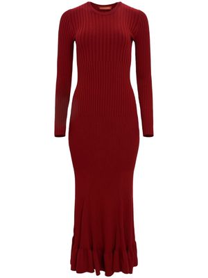 Altuzarra Seyrig rib-knit dress - Red