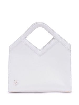 Altuzarra small A leather tote bag - White