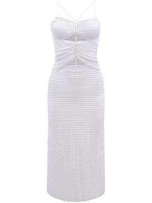 Altuzarra Suberi twisted midi dress - White