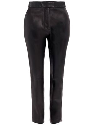 Altuzarra Tod slim-cut leather trousers - Black