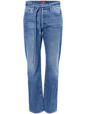 Altuzarra Vigo belted jeans - WASHED INDIGO