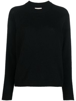 Alysi crew-neck knitted jumper - Black