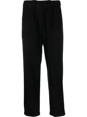 Alysi cropped straight-leg trousers - Black