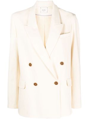 Alysi double-breasted peaked-lapels blazer - Neutrals