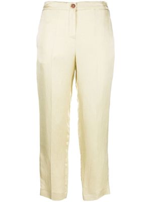 Alysi elasticated-waistband tailored trousers - Neutrals