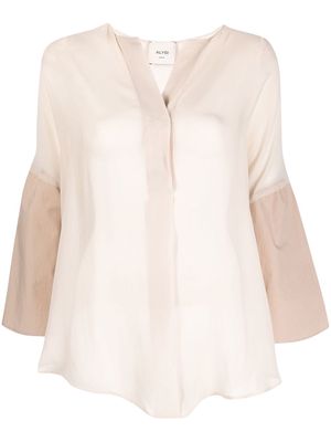 Alysi Fard V-neck blouse - Neutrals