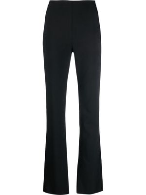 ALYSI high-waist flared trousers - Black