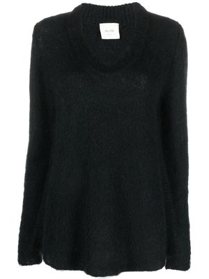 Alysi long-sleeve knit jumper - Black