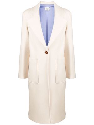Alysi notched-lapels single-breasted coat - Neutrals