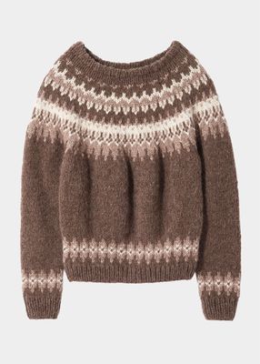 Alyssa Fair Isle Alpaca Sweater