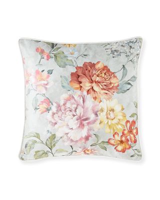 Alyssa Floral Pillow, 20"Sq.