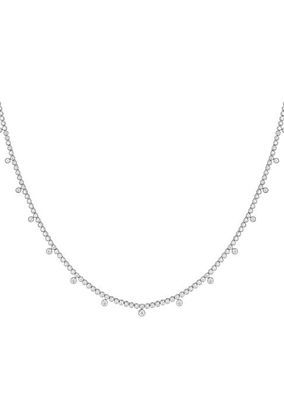 AM/PM Diamond 18K White Gold & 4.65 TCW Diamond Necklace