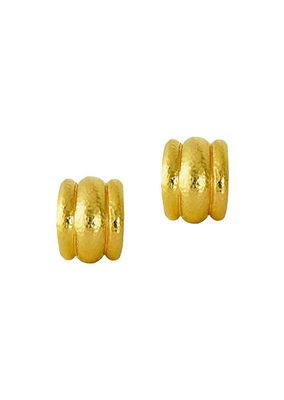 Amalfi 19K Yellow Gold Stud Earrings